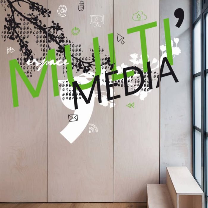 espace multimédia signalétique gaité