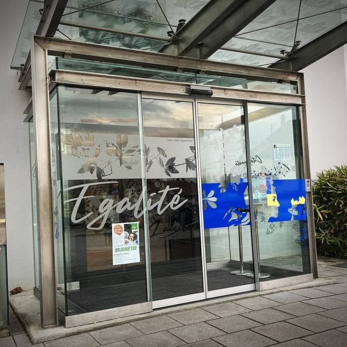 signalétique et design mural mairie illzach