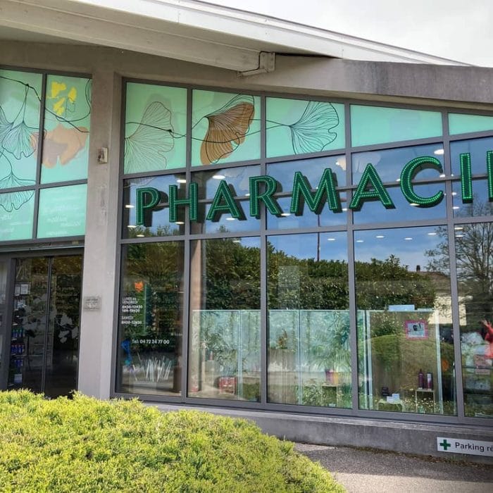 design mural pharmacie lyon