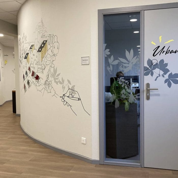 design mural mairie illzach