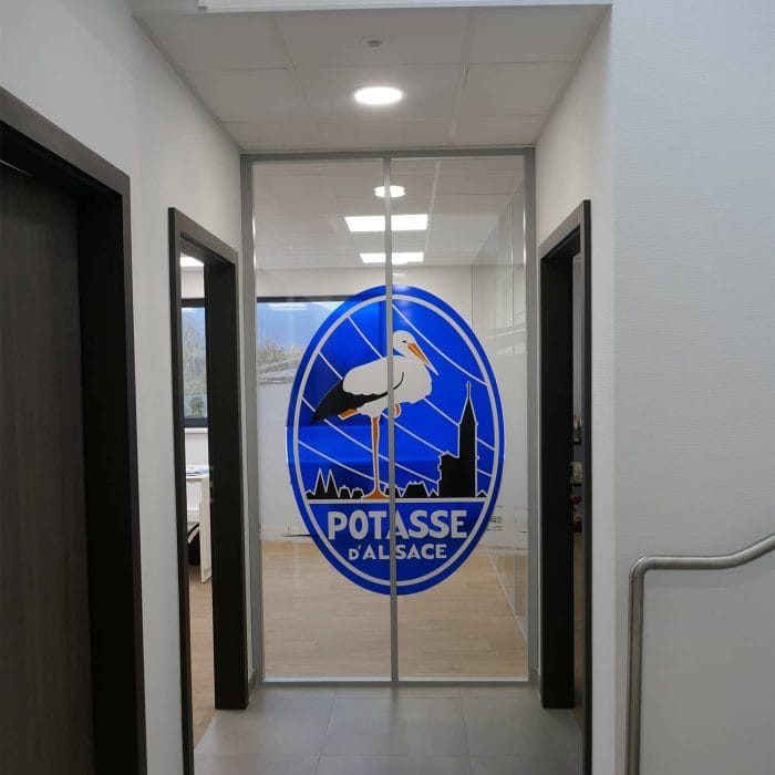 design mural et vitrophanie bureaux Fortwenger