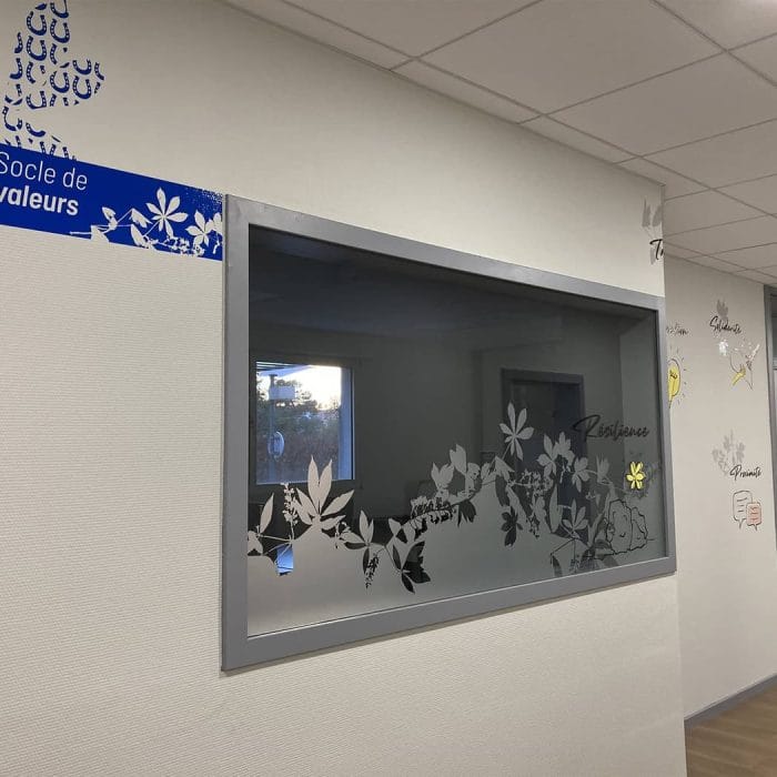 signalétique et design mural mairie illzach