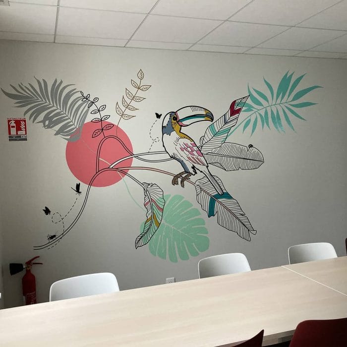 signalétique et design mural mairie illzach