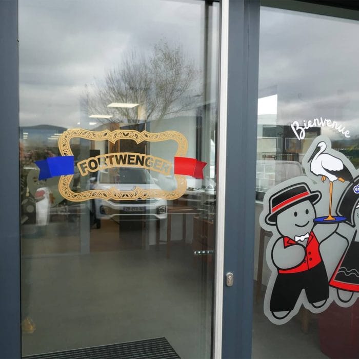 design mural et vitrophanie bureaux Fortwenger