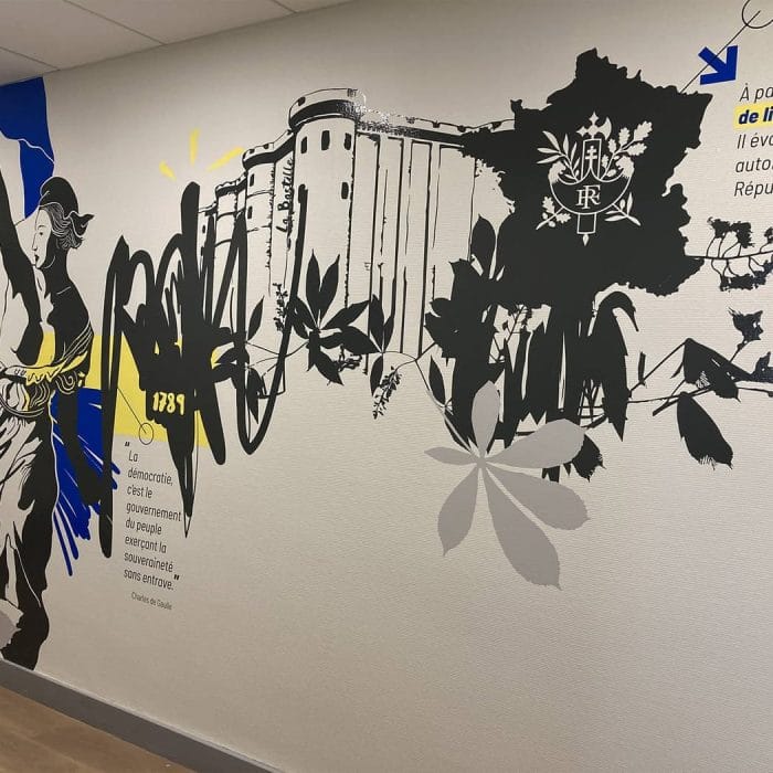 design mural mairie illzach