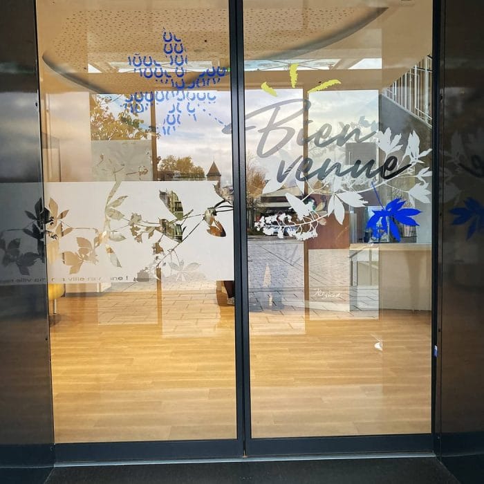 signalétique et design mural mairie illzach