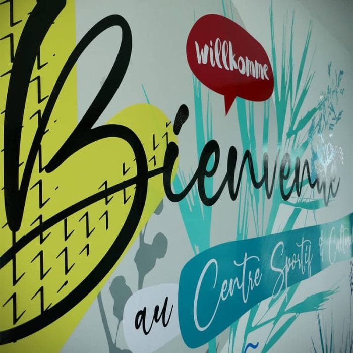Centre Sportif & Culturel design mural