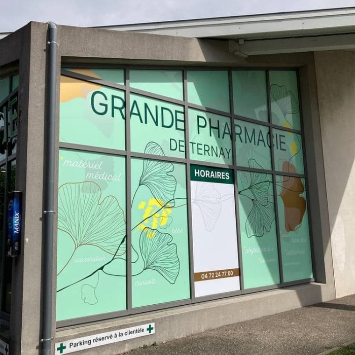 design mural pharmacie lyon