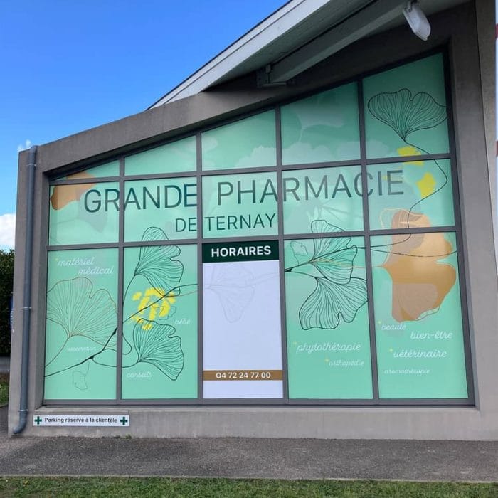 design mural pharmacie lyon
