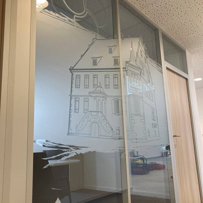 vitrophanie banque crédit mutuel