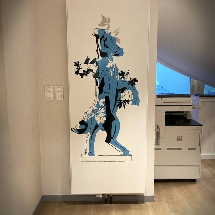 signalétique et design mural mairie illzach