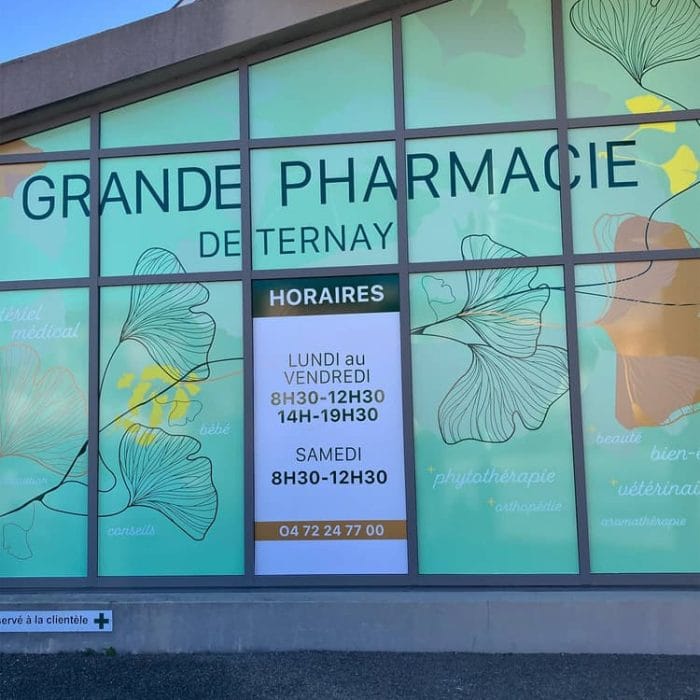 design mural pharmacie lyon