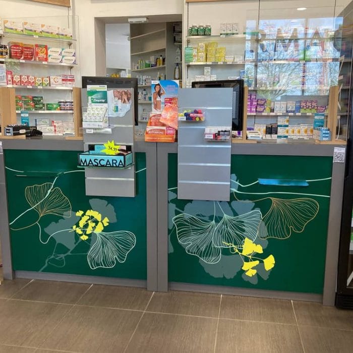 design mural pharmacie lyon