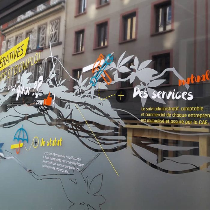 vitrophanie coopérative