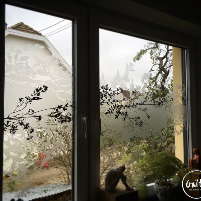 vitrophanie coin repas