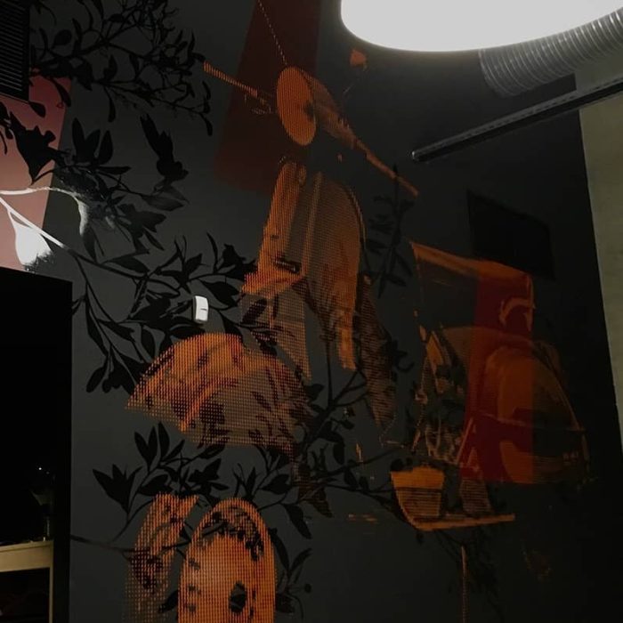 design mural restaurant pizzeria