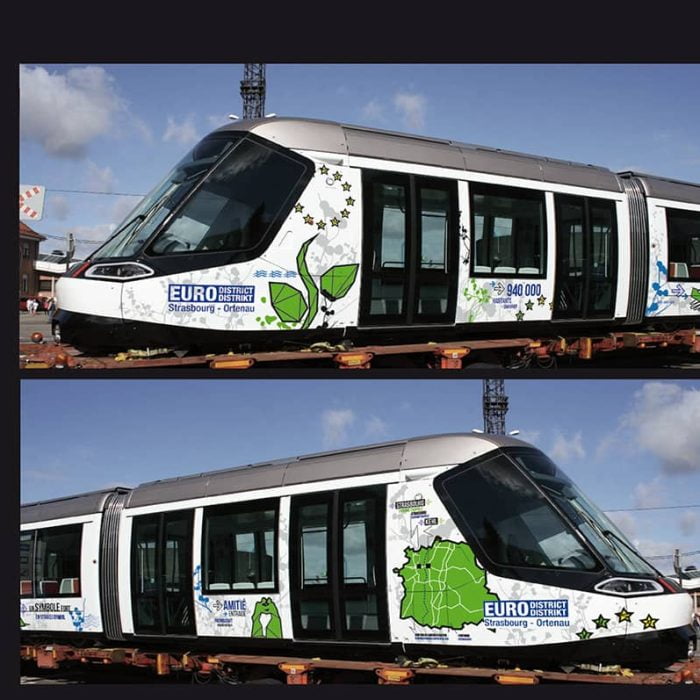 gaïté tram strasbourg vitrophanie