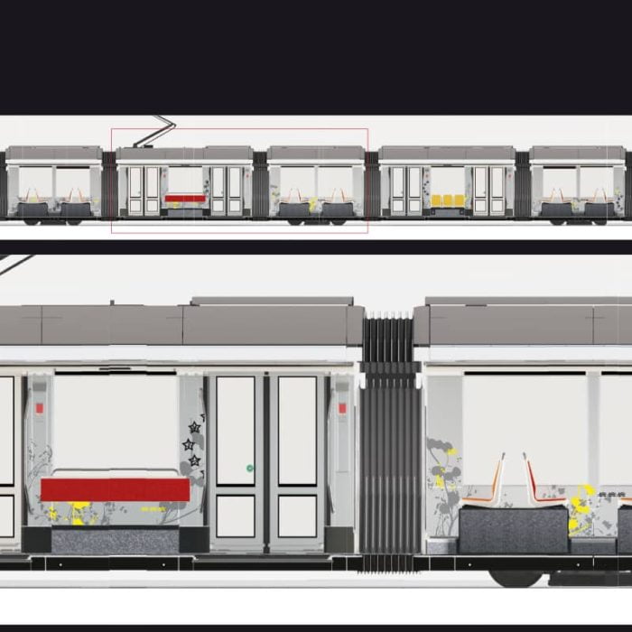 gaïté tram strasbourg vitrophanie