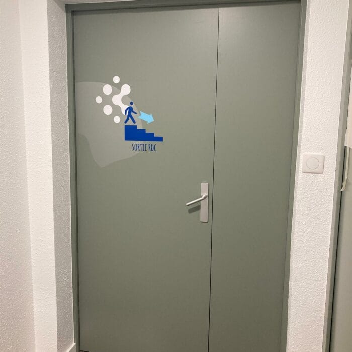 signalétique et vitrophanie centre d'imagerie médicale